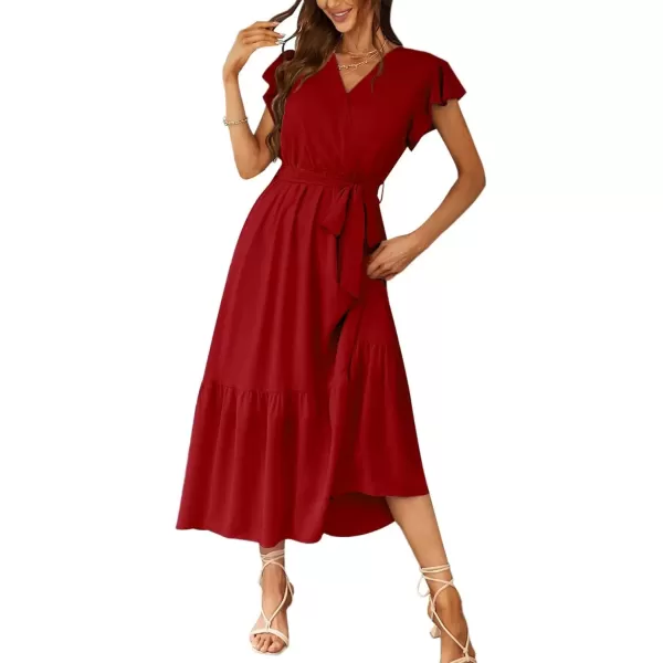 Solid Wine Red