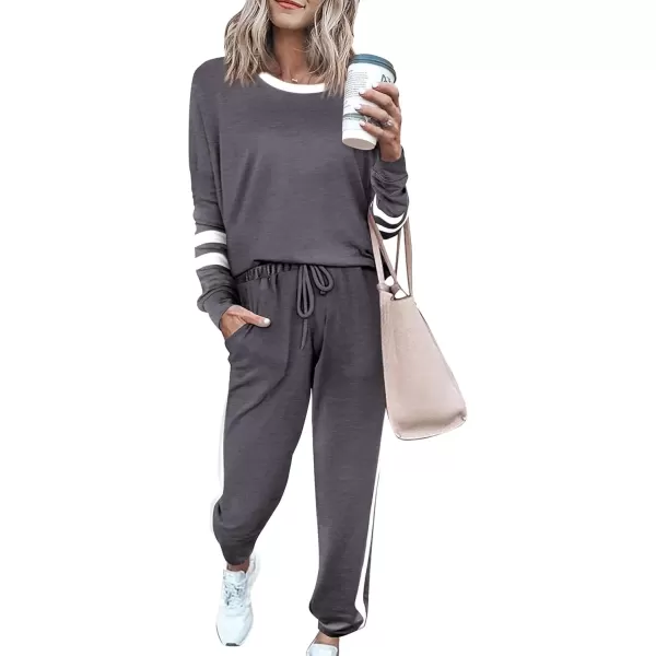 Striped Dark Grey