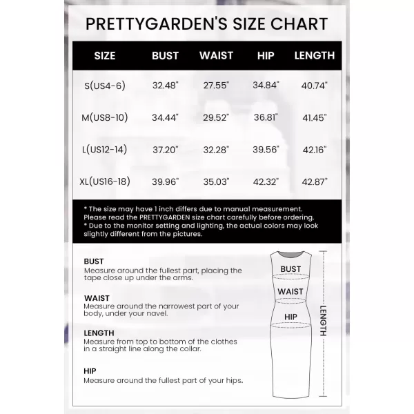 imagePRETTYGARDEN Womens Basic Bodycon Midi Dress Crewneck Sleeveless Casual Summer Tank Top DressesBrick Red