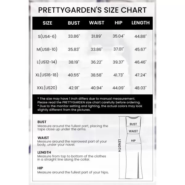 imagePRETTYGARDEN Womens Summer Bodycon Sundresses Casual Midi Sleeveless Hollow Out Knit Side Slit Striped Long Tank DressStriped White Navy
