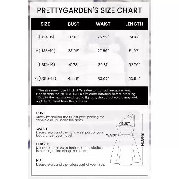 imagePRETTYGARDEN Womens Floral Maxi Dress 2024 Knot One Shoulder Sleeveless Ruffle Hem Flowy Boho DressesBlack Blue