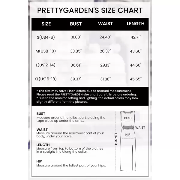 imagePRETTYGARDEN Womens Summer Midi Bodycon Dresses Casual Crew Neck Side Slit Sleeveless Knit Cut Out Tank Top DressZpink