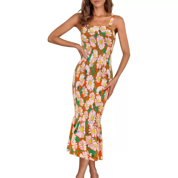 Orange Floral
