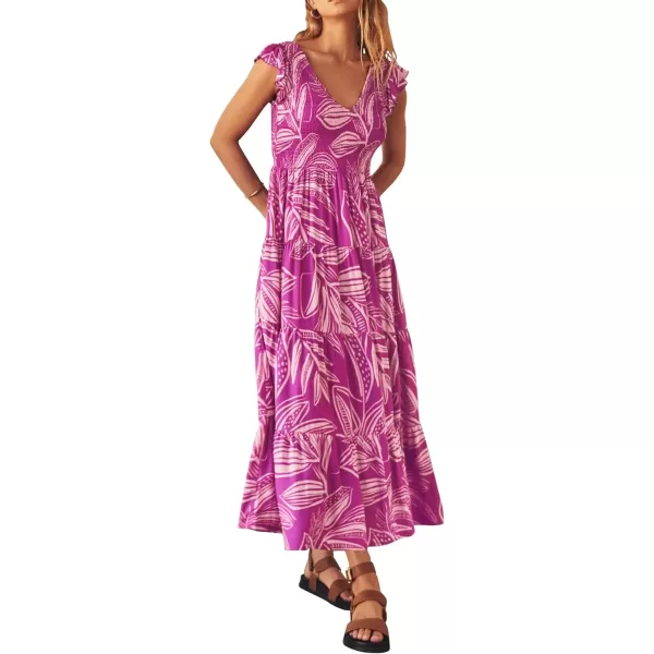Print Rose Purple