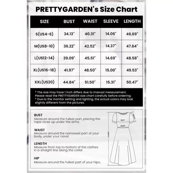 imagePRETTYGARDEN Summer Dress for Women 2024 Casual Short Sleeve Bow Tie V Neck Ruffle Midi Flowy DressesRose Red