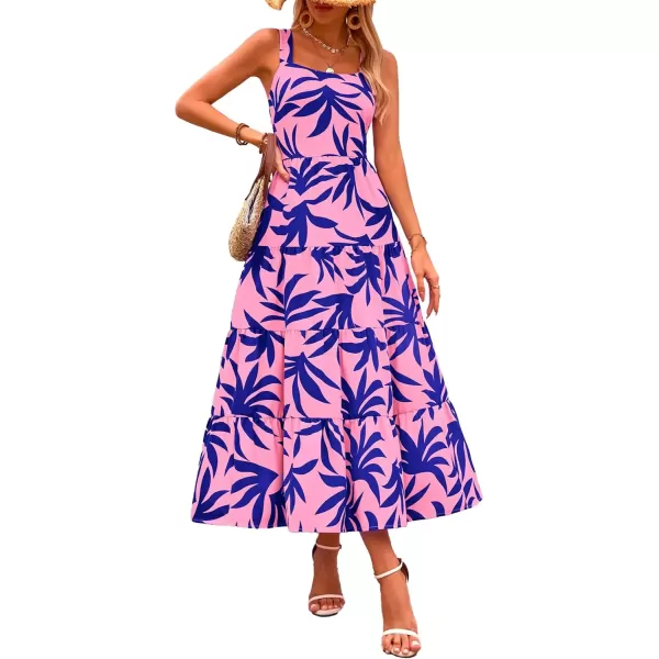 Floral Pink Blue