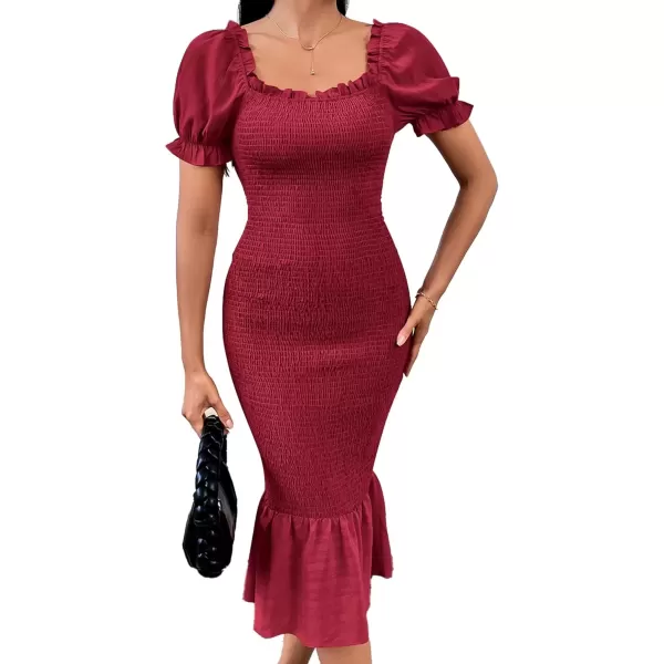 Solid Wine Red