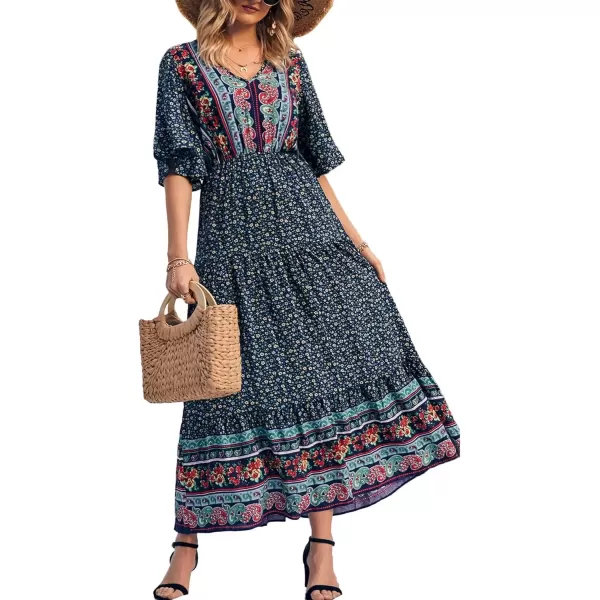 Navy Floral
