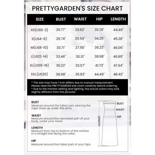 imagePRETTYGARDEN Womens Summer Bodycon Maxi Tube Dress Ribbed Strapless Side Slit Long Going Out Casual Elegant Party DressesRust Red