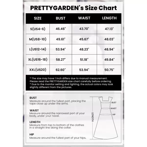 imagePRETTYGARDEN Womens 2024 Summer Midi Dress Casual Sleeveless Smocked Ruffle Tulle Flowy Beach SundressWine Red