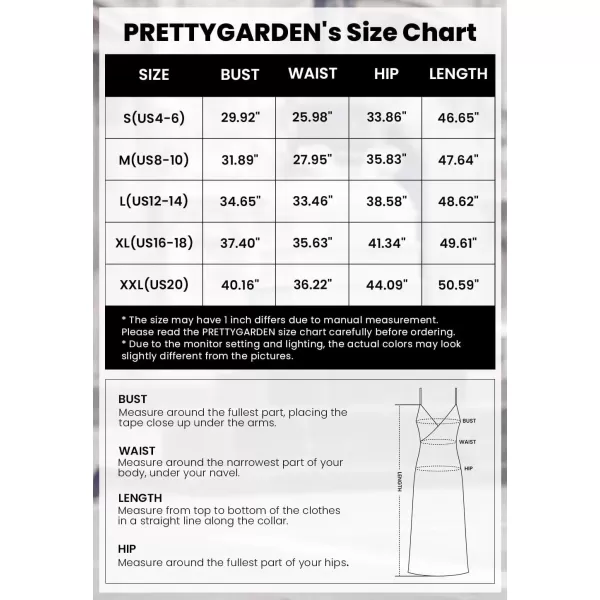 imagePRETTYGARDEN Womens Sexy Midi Bodycon Dress 2024 Summer Spaghetti Strap Sleeveless Knit Party Tight Fitted DressesNavy