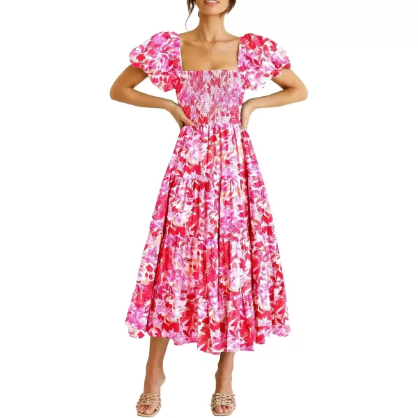 Floral Rose Red