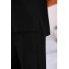 imagePRETTYGARDEN Womens 2 Piece Outfits Knit Loungewear High Low Pullover Tops and Wide Leg Pants Casual Sweater Sets TracksuitsBlack