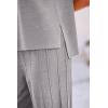 imagePRETTYGARDEN Womens 2 Piece Outfits Knit Loungewear High Low Pullover Tops and Wide Leg Pants Casual Sweater Sets TracksuitsLight Grey