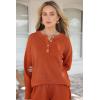 imagePRETTYGARDEN Womens 2 Piece Tracksuit Outfits 2024 Fall Knit Sweater And Wide Leg Pants Sweatsuit Lounge SetsCaramel