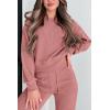 imagePRETTYGARDEN Womens 2 Piece Outfits 2024 Fall Fashion Tracksuits Long Sleeve Pullover Tops Straight Leg Pants Lounge SetsPink