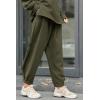 imagePRETTYGARDEN Womens 2024 Fall Two Piece Outfits Long Sleeve Tracksuit Set Turtleneck Pullover Tops Casual Pants SweatsuitsArmy Green