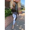 imagePRETTYGARDEN Womens Long Sleeve Round Neck High Low Asymmetrical Irregular Hem Casual Tops Blouse Shirt DressArmy Green
