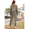 imagePRETTYGARDEN Womens Long Sleeve Round Neck High Low Asymmetrical Irregular Hem Casual Tops Blouse Shirt DressKhaki