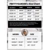 imagePRETTYGARDEN Womens Summer Loose Chiffon Blouse Mesh Long Sleeve Casual Round Neck Peplum TopsBrown Black