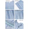 imagePRETTYGARDEN Womens Summer Loose Chiffon Blouse Mesh Long Sleeve Casual Round Neck Peplum TopsOrange
