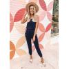 imagePRETTYGARDEN Womens Two Piece Outfit Sleeveless Crewneck Tops with Sweatpants Active Tracksuit Lounge WearNavy
