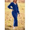 imagePRETTYGARDEN Womens 2024 Fall Knit Pullover Sweater Elegant Long Lantern Sleeve V Neck Winter Maxi Bodycon DressesBlue