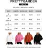 imagePRETTYGARDEN Womens Half Zip Sweatshirts Hoodies 2024 Trendy Long Sleeve Pullover Tops Fall Winter Outfits with PocketsBlack