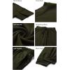 imagePRETTYGARDEN Womens Two Piece Outfit Short Sleeve Pullover with Drawstring Long Pants Tracksuit Jogger SetAblack