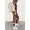 imagePRETTYGARDEN Womens Two Piece Outfit Short Sleeve Pullover with Drawstring Long Pants Tracksuit Jogger SetStripes Khaki