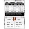 imagePRETTYGARDEN Summer Dress for Women 2024 Short Sleeve V Neck Ruffle Floral Swing ALine Short DressesOrange Pink