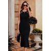 imagePRETTYGARDEN Womens Elegant Midi Bodycon Dress Sleeveless Backless Ruffle Hem Mermaid Formal Cocktail Wedding Guest DressesBlack