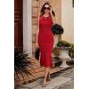 imagePRETTYGARDEN Womens Elegant Midi Bodycon Dress Sleeveless Backless Ruffle Hem Mermaid Formal Cocktail Wedding Guest DressesRed