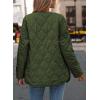 imagePRETTYGARDEN Womens Fall Clothes Trendy Casual Lightweight Jackets Oversized Winter Coat Outerwear with PocketsArmy Green