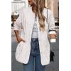 imagePRETTYGARDEN Womens Fall Clothes Trendy Casual Lightweight Jackets Oversized Winter Coat Outerwear with PocketsBeige