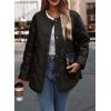 imagePRETTYGARDEN Womens Fall Clothes Trendy Casual Lightweight Jackets Oversized Winter Coat Outerwear with PocketsBlack