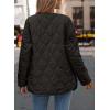 imagePRETTYGARDEN Womens Fall Clothes Trendy Casual Lightweight Jackets Oversized Winter Coat Outerwear with PocketsBlack