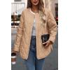 imagePRETTYGARDEN Womens Fall Clothes Trendy Casual Lightweight Jackets Oversized Winter Coat Outerwear with PocketsKhaki