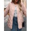 imagePRETTYGARDEN Womens Fall Clothes Trendy Casual Lightweight Jackets Oversized Winter Coat Outerwear with PocketsLight Pink