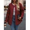 imagePRETTYGARDEN Womens Fall Clothes Trendy Casual Lightweight Jackets Oversized Winter Coat Outerwear with PocketsWine Red