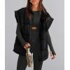 imagePRETTYGARDEN Womens Puffer Vest Fall Casual Stand Collar Lightweight Sleeveless Zip Up Padded Jackets OuterwearBlack