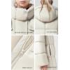 imagePRETTYGARDEN Womens Winter Long Puffer Coats Hooded Zip Up Casual Thickened Down Jackets Trendy Warm Clothes OuterwearBeige