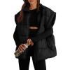 imagePRETTYGARDEN Womens Puffer Vest Fall Casual Stand Collar Lightweight Sleeveless Zip Up Padded Jackets OuterwearBlack