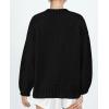 imagePRETTYGARDEN Womens Cardigan Sweaters Long Sleeve Open Front Button Up V Neck Ribbed Knit Fall Sweater JacketsBlack