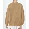 imagePRETTYGARDEN Womens Cardigan Sweaters Long Sleeve Open Front Button Up V Neck Ribbed Knit Fall Sweater JacketsKhaki