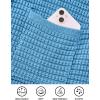 imagePRETTYGARDEN Womens Fall Open Front Cardigan Sweaters Button Down Long Sleeve Casual Winter Cute Knitted ShirtsBlue