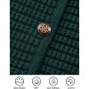 imagePRETTYGARDEN Womens Fall Open Front Cardigan Sweaters Button Down Long Sleeve Casual Winter Cute Knitted ShirtsDark Green