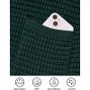 imagePRETTYGARDEN Womens Fall Open Front Cardigan Sweaters Button Down Long Sleeve Casual Winter Cute Knitted ShirtsDark Green