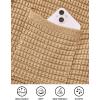 imagePRETTYGARDEN Womens Fall Open Front Cardigan Sweaters Button Down Long Sleeve Casual Winter Cute Knitted ShirtsKhaki