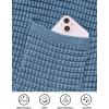 imagePRETTYGARDEN Womens Fall Open Front Cardigan Sweaters Button Down Long Sleeve Casual Winter Cute Knitted ShirtsMist Blue